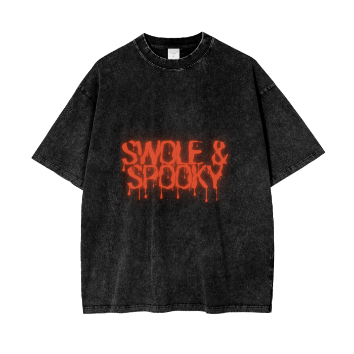 Swole and Spooky; Oversize T-Shirt