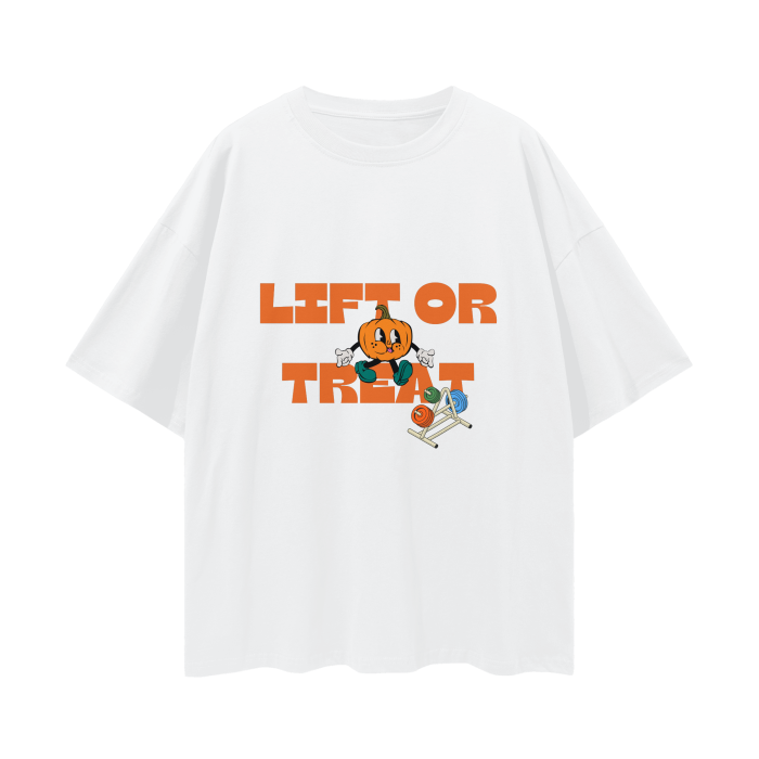 Lift or Treat; Oversize T-Shirt