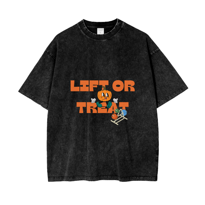 Lift or Treat; Oversize T-Shirt