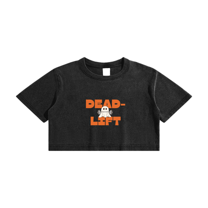 Dead-Lift; Crop Top T-Shirt