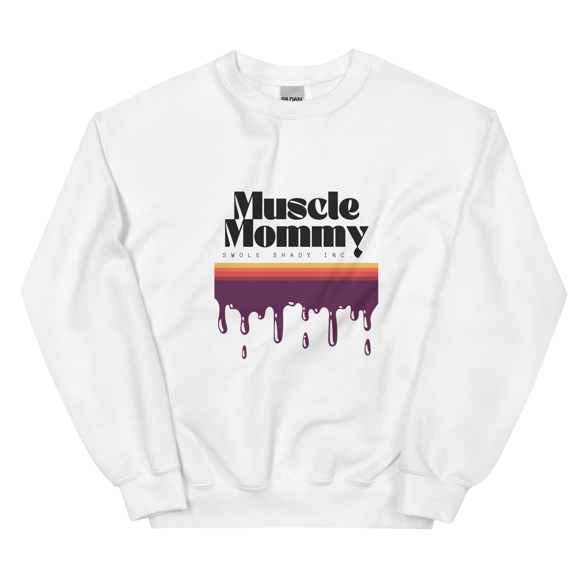 Muscle Mommy Drip Crewneck – Swole Shady Inc.