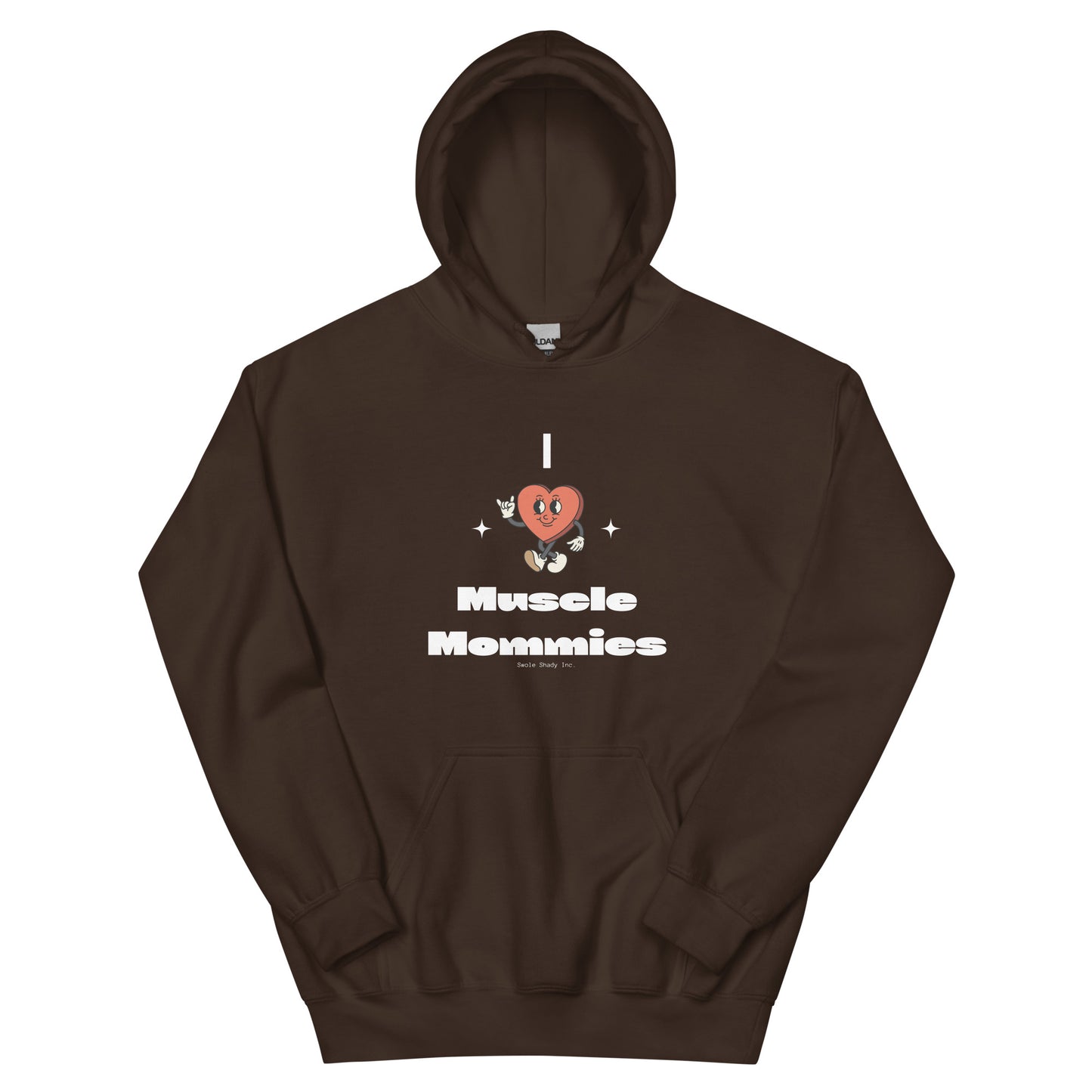 I Heart Muscle Mommies Hoodie