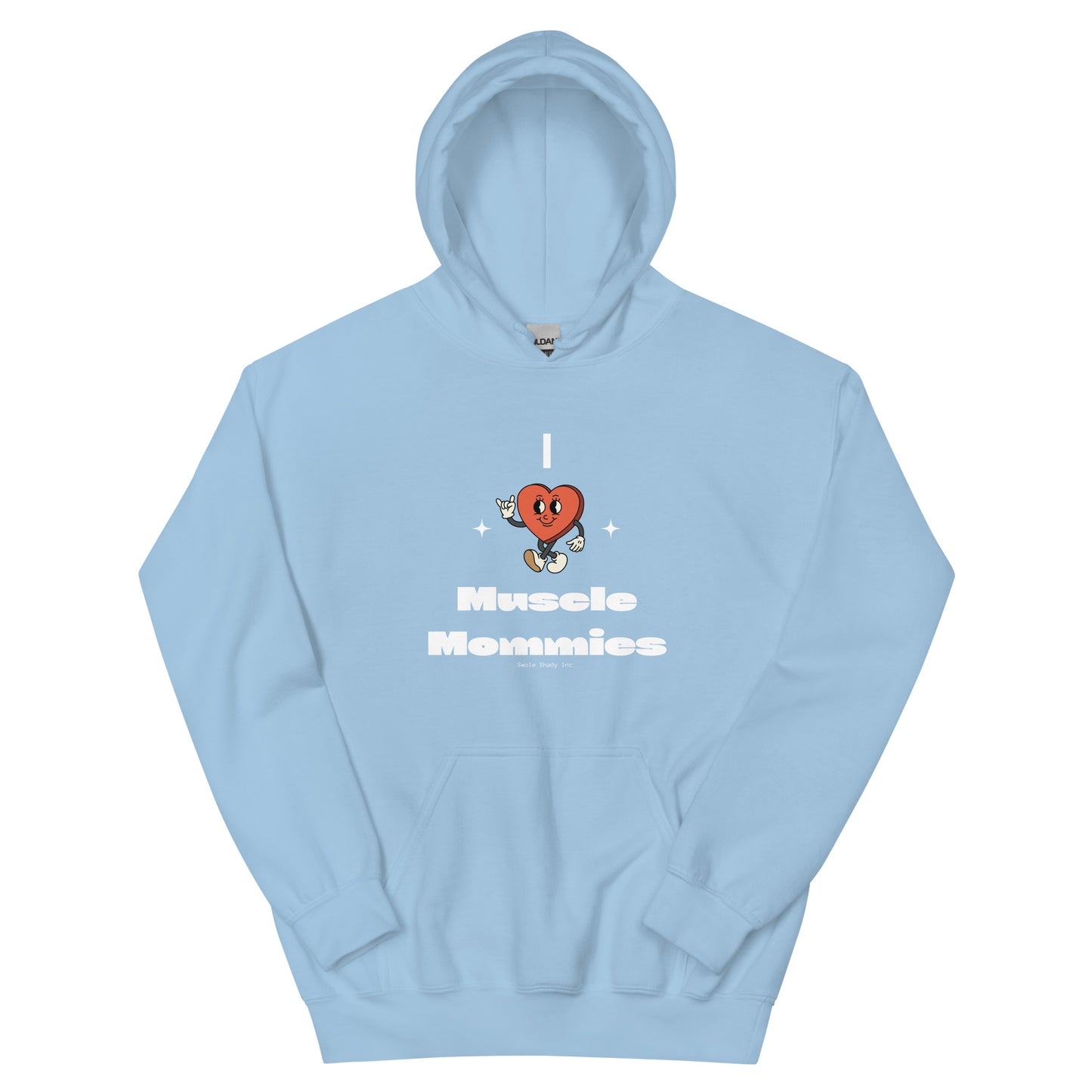 I Heart Muscle Mommies Hoodie