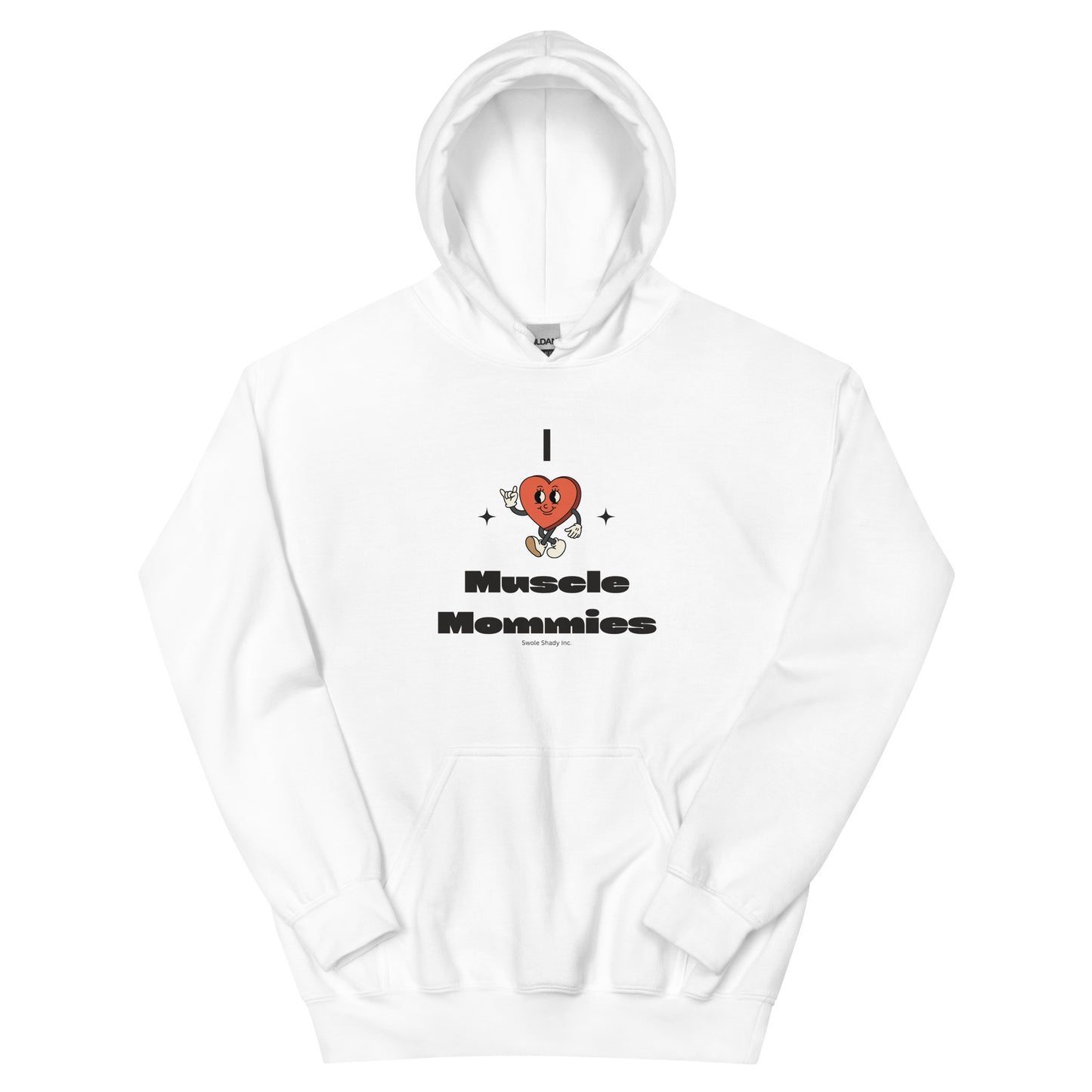 I Heart Muscle Mommies Hoodie