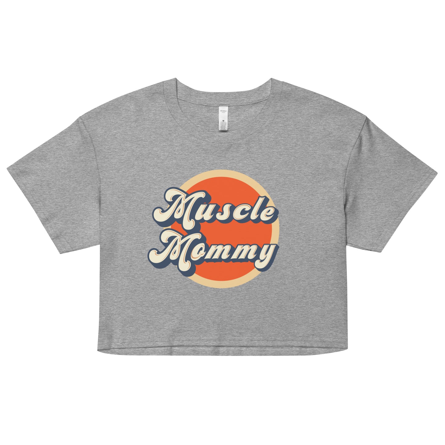 Retro Muscle Mommy ™  Crop Tee