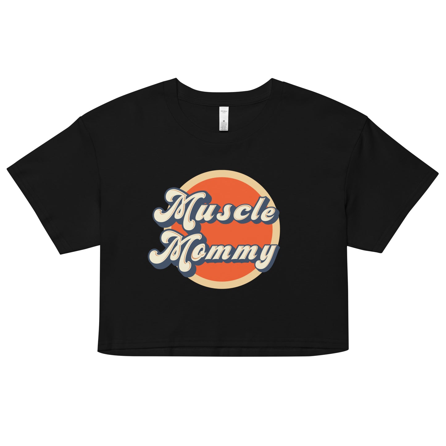 Retro Muscle Mommy ™  Crop Tee