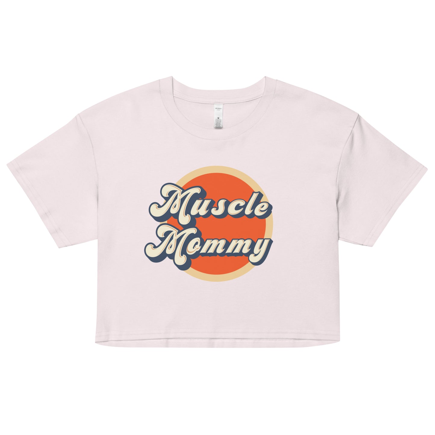 Retro Muscle Mommy ™  Crop Tee